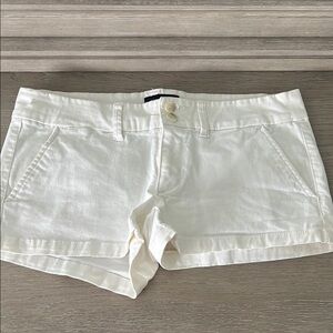 American Eagle Outfitters White Jean Shorts Summer Style